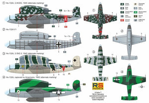 RS Models 92266 Henschel Hs-132 A 1/72 – imagen 6