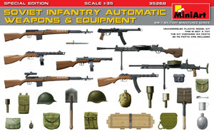 MiniArt 35268 SOVIET INFANTRY AUTOMATIC WEAPONS &amp;amp; EQUIPMENT. SPECIAL EDITION 1/35