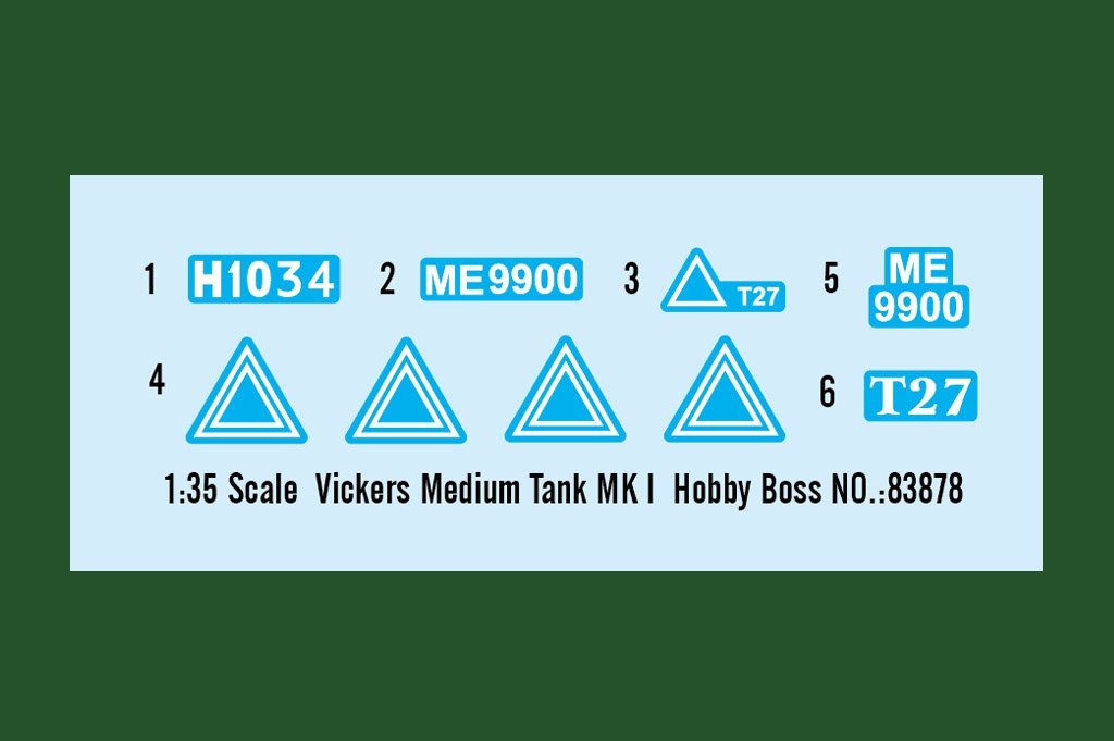 Hobby Boss 83878 Vickers Medium Tank MK I – Bild 4
