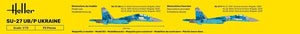 Heller 56371 Starter Set - SU-27 UB/P Ukraine 1/72 – imagen 3