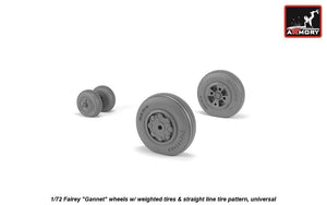 Armory Models AW72412 Fairey Gannet, roues de type ancien avec pneus lestés à profil droit, échelle 1/72 – image 3