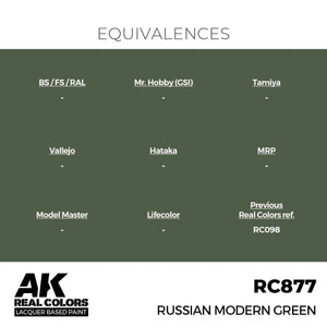 AK Interactive RC877 Russian Modern Green 17 ml – immagine 3