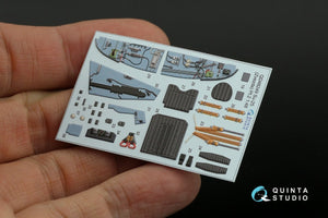 Quinta Studio QD48249 Su-25 3D-Printed &amp;amp; coloured Interior on decal paper (Zvezda) 1/48 – immagine 10