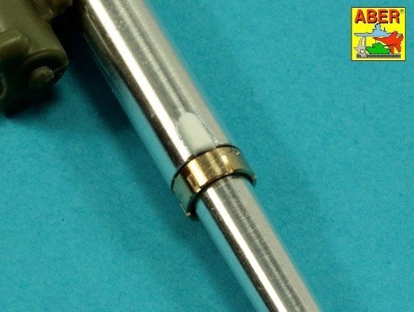 Aber 16L-19 Lufa 37mmM6 do amerykańskich czołgów M3iM5 / Gun barrel for 37 mm M6 gun used on US M3 M5 tanks 1/16 – imagen 6