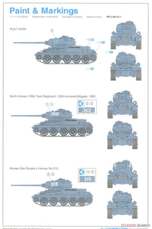 Dragon 7668 Chinese Volunteer T-34/85 1/72 – imagen 4