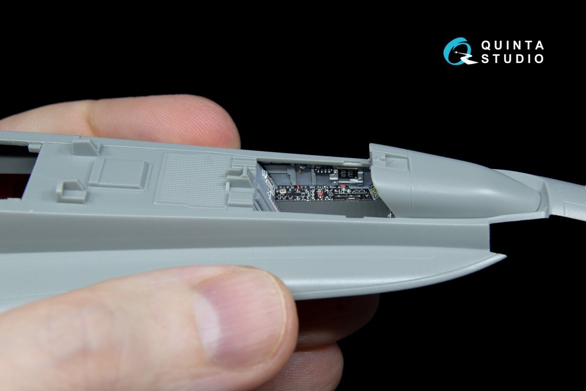 Quinta Studio QD48044 F/A-18C (early) 3D-Printed &amp;amp; coloured Interior on decal paper (for Kinetic) 1/48 – Bild 2