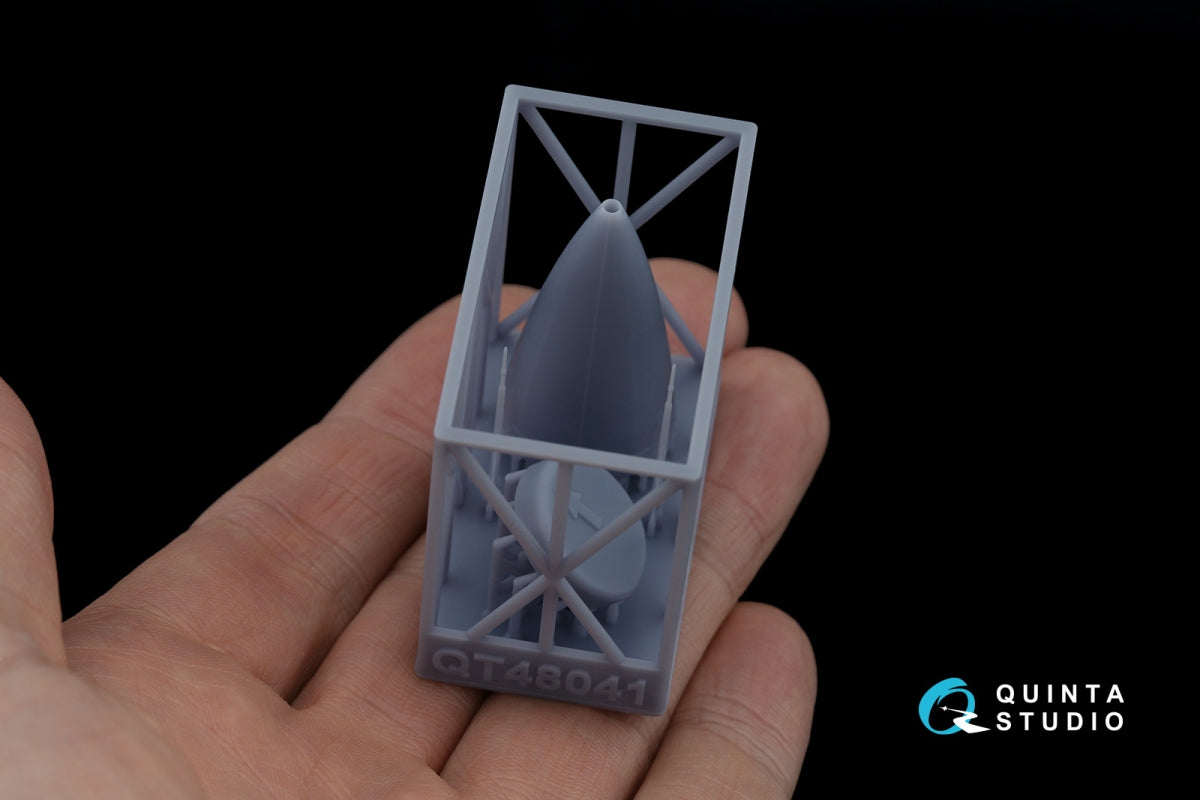 Quinta Studio QT48041 MiG-29K Сorrected nose cone (HobbyBoss) 1/48 – Bild 7
