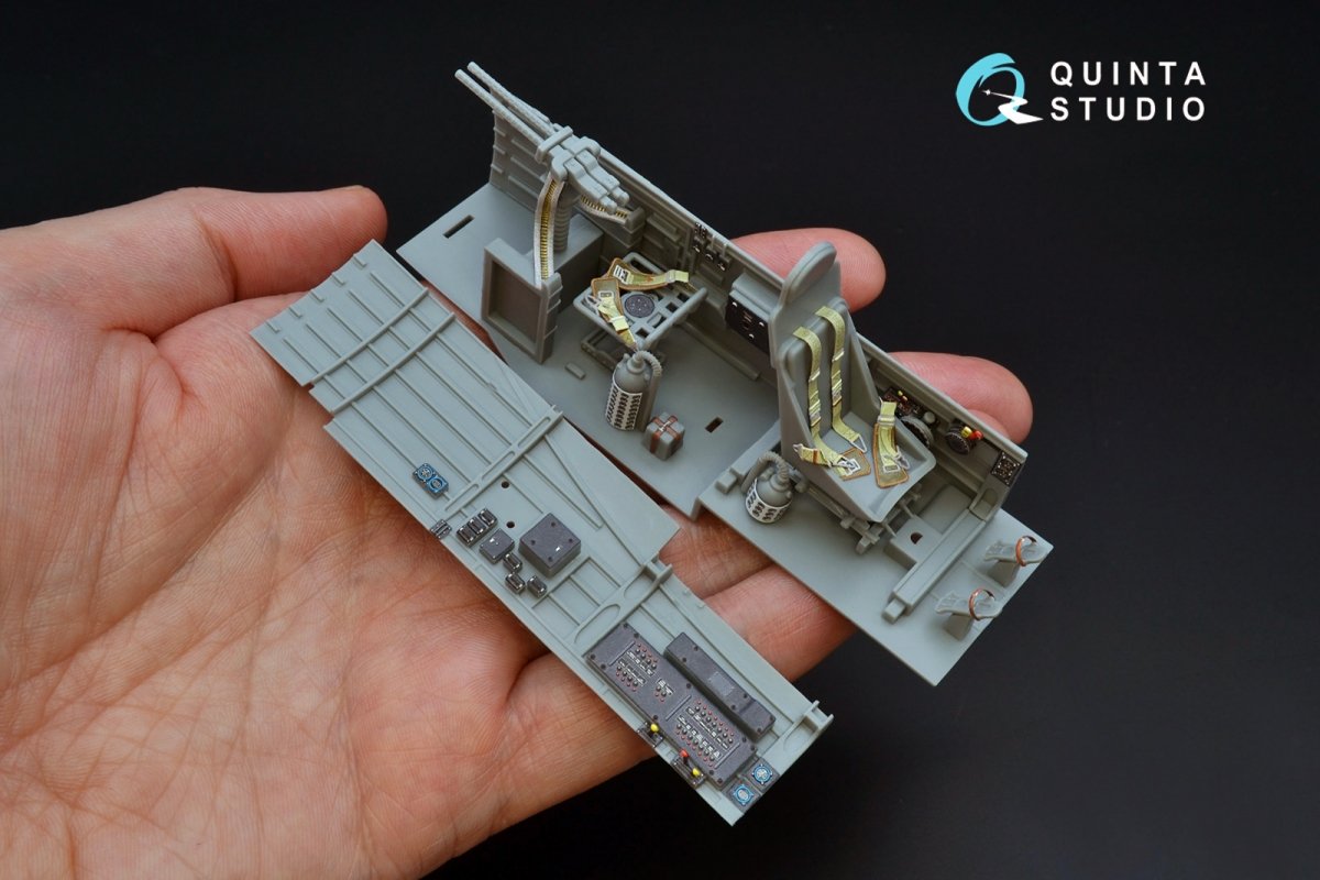 Quinta Studio QD32087 Ju87 D/G 3D-Printed &amp;amp; coloured Interior on decal paper (Trumpeter) 1/32 – imagen 3