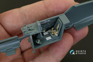 Quinta Studio QD48087 Bf 109E-4/E-7 3D-Printed &amp;amp; colored Interior on decal paper (for Eduard kit) 1/48 – image 7