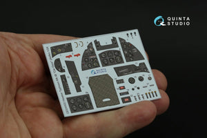 Quinta Studio QD24002 Hawker Typhoon (Car Door) 3D-Printed &amp;amp; coloured Interior on decal paper (Airfix) 1/24 – immagine 7