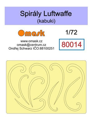 Omask 80014 Spirals Luftwaffe (yellow masking tape) 1/72