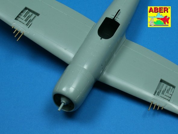 Aber A48 109 Ensemble de 8 canons Browning M2 US de calibre .50 (12,7 mm) tournés pour P-47 Thunderbolt (1/48) – image 2