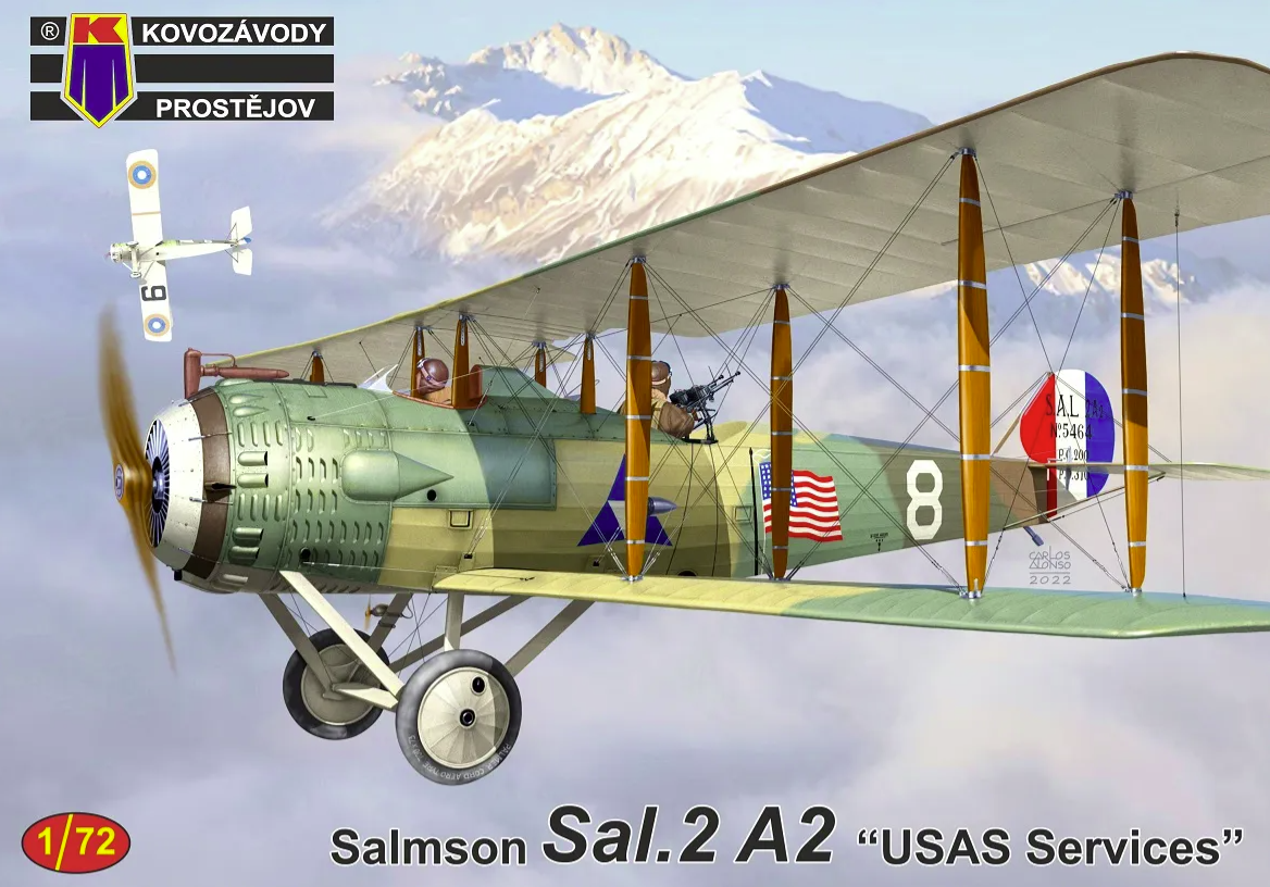 Kovozavody Prostejov KPM0327 Salmson Sal.2A2 „USAS Services“ 1/72