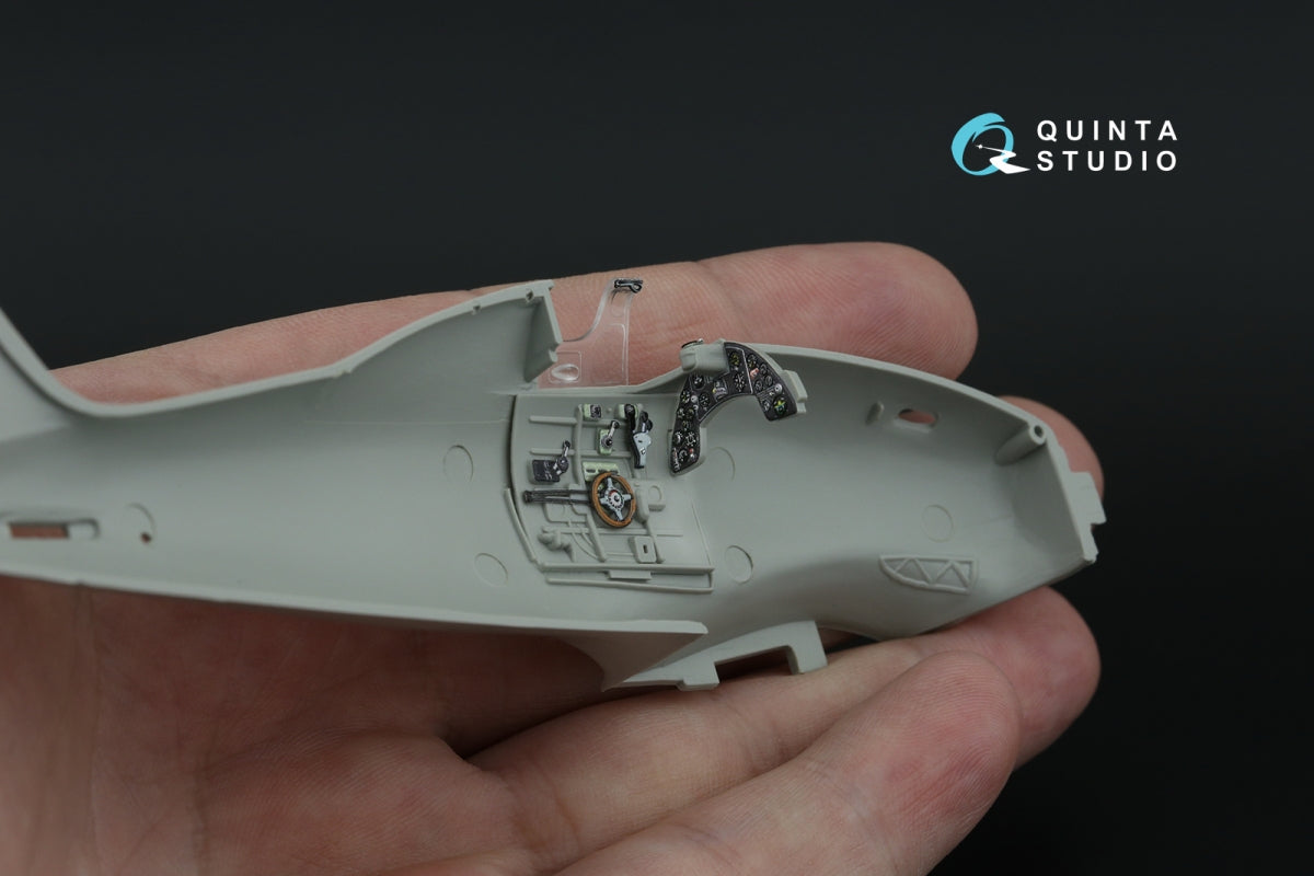 Quinta Studio QD48466 Macchi MC.200 Saetta (Early) 3D-Printed coloured Interior on decal paper (Italeri) 1/48 – imagen 11