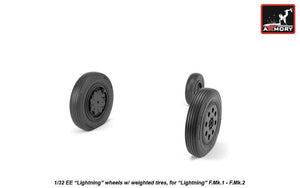 Armory Models AW32401 EE Lightning wheels w/ weighted tires, early 1/32 – imagen 4