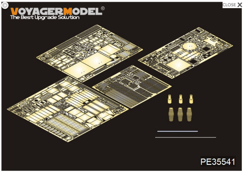 Voyager Model PE35541 Modern US Army M109A6 Self-propelled howitzer For TAMIYA 37012/ITALERI 372 1/35