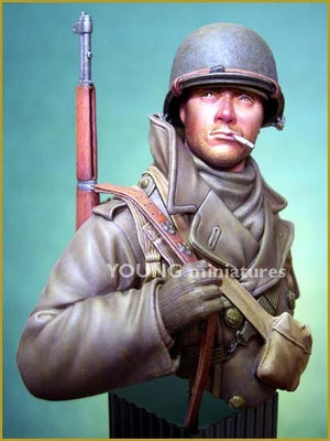 Young Miniatures YM1812 US SOLDIER ARDENNES 1944 1/10 – imagen 5