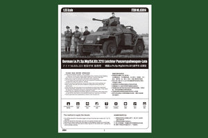 Hobby Boss 83814 allemand Le.Pz.Sp.Wg Sd.Kfz.221 Leichter Panzerspahwagen-Late – image 3