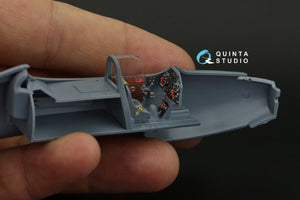 Quinta Studio QD48247 P-39 3D-Printed &amp;amp; coloured Interior on decal paper ( Eduard ) 1/48 – imagen 9