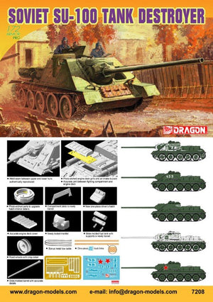Dragon 7208 Soviet SU-100 1/72 – image 2