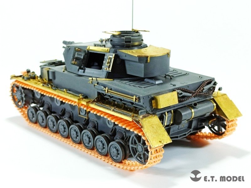 E.T. Model P35-020 WWII German Pz.Kpfw.III/IV（Type 3A）Workable Track ( 3D Printed ) 1/35 – imagen 5
