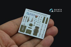 Quinta Studio QR+48062 K-36DM Series2 (late) ejection seat (for MiG-29, MiG-31, Su-27, Su-33, Su-34 aircraft since 2008) (All kits) 1/48 – imagen 3