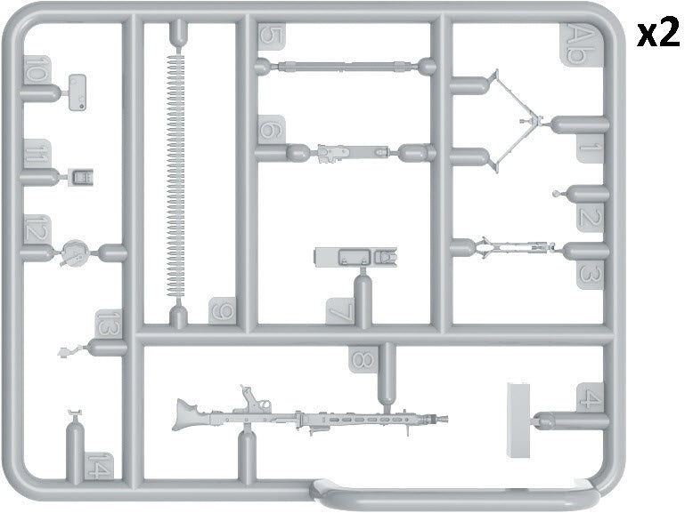 MiniArt 53044 GERMAN MACHINEGUNS SET. SPECIAL EDITION 1/35 – immagine 4