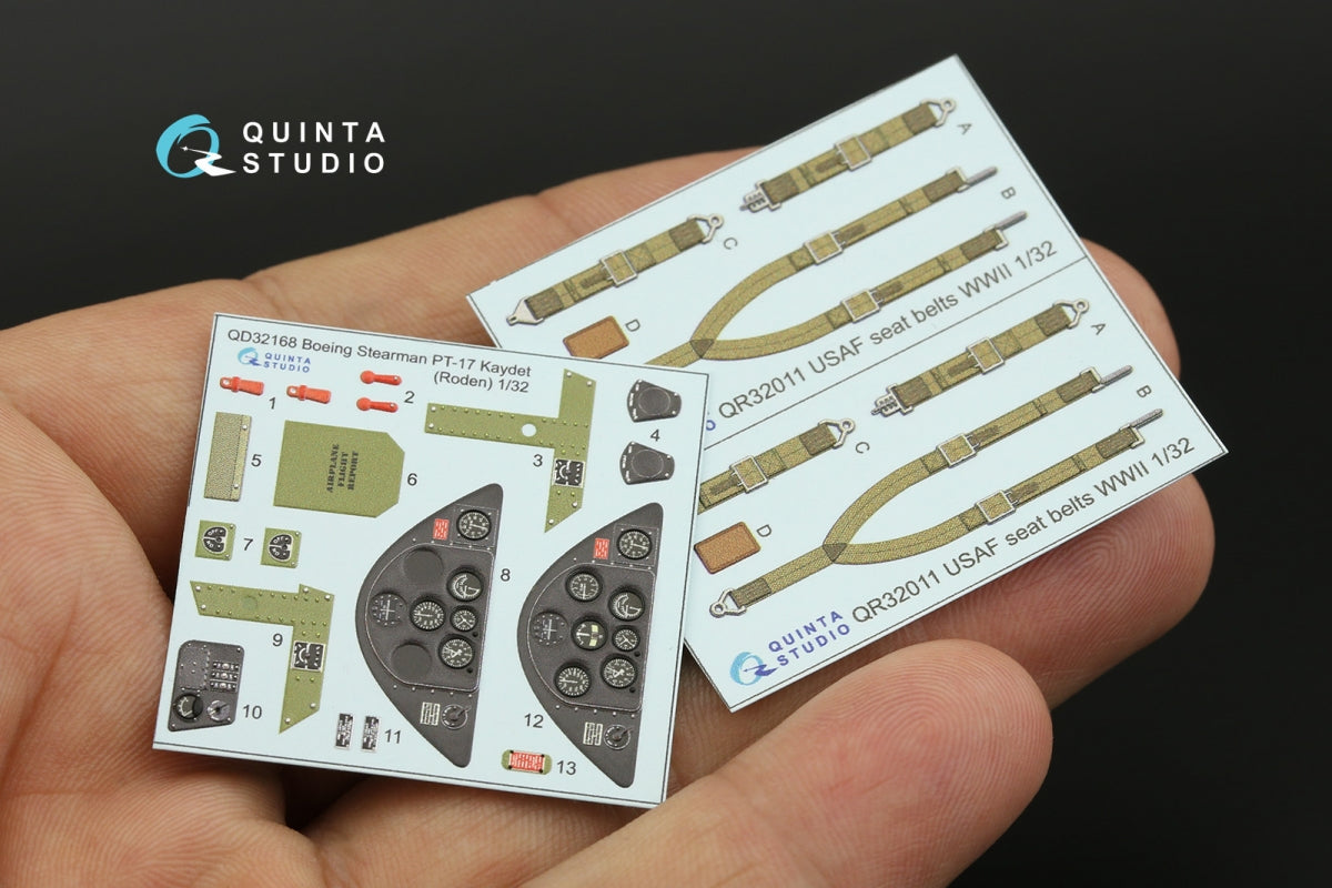 Quinta Studio QD32168 Pt-17 Kaydet 3D-Printed coloured Interior on decal paper (Roden) 1/32 – Bild 5