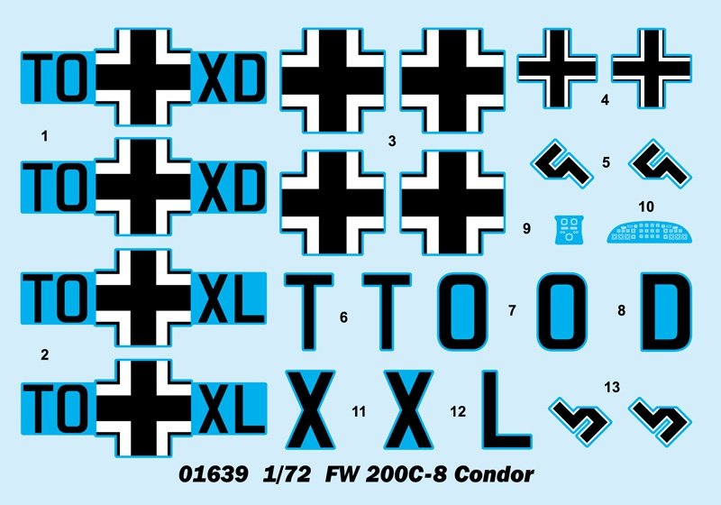 Trumpeter 01639 FW200 C-8 Condor 1/72 – image 4