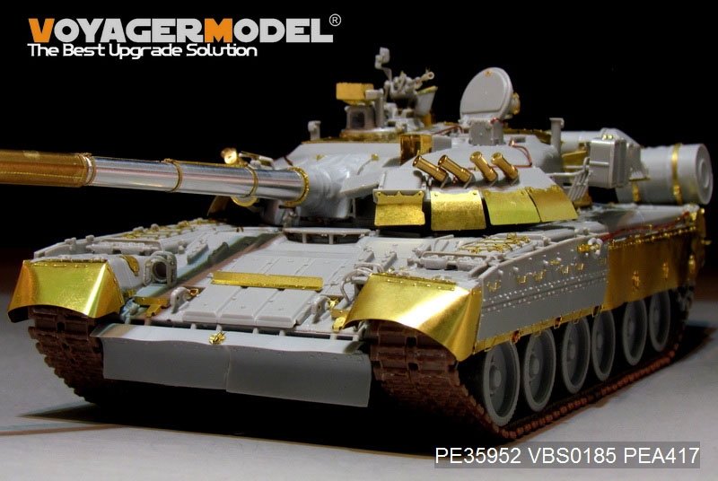 Maquette Voyager PE35952 Char de combat principal russe moderne T-80U (lanceur de fumée inclus) pour TRUMPETER 09525 1/35  – image 13