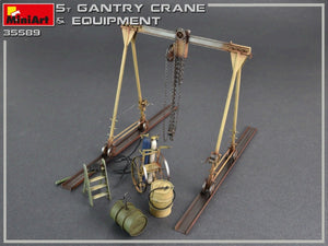 MiniArt 35589 5 TON GANTRY CRANE &amp;amp; EQUIPMENT 1/35 – imagen 3