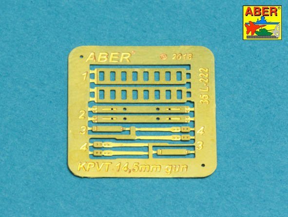 Aber 35L-222 Set of 2 barrels for Russian 14,5 mm machine guns KPVT used on ZPU-2 or ZPU-4 1/35 – imagen 7