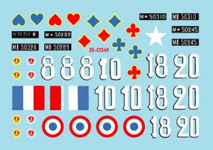 Star Decals 35-C1349 Véhicules de combat français en Afrique 2. La France de Vichy et les FFL - Forces Françaises Libres 1/35 – image 2