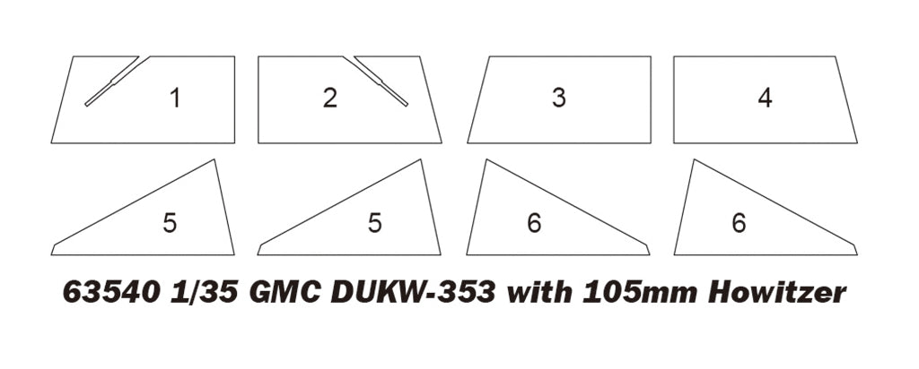 I Love Kit 63540 GMC DUKW-353 with 105mm Howitzer 1/35 – imagen 4