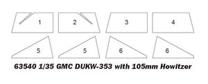 I Love Kit 63540 GMC DUKW-353 with 105mm Howitzer 1/35 – imagen 4