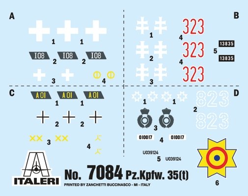 Italeri 7084 Pz. Kpfw. 35(t) 1/72 – Bild 9