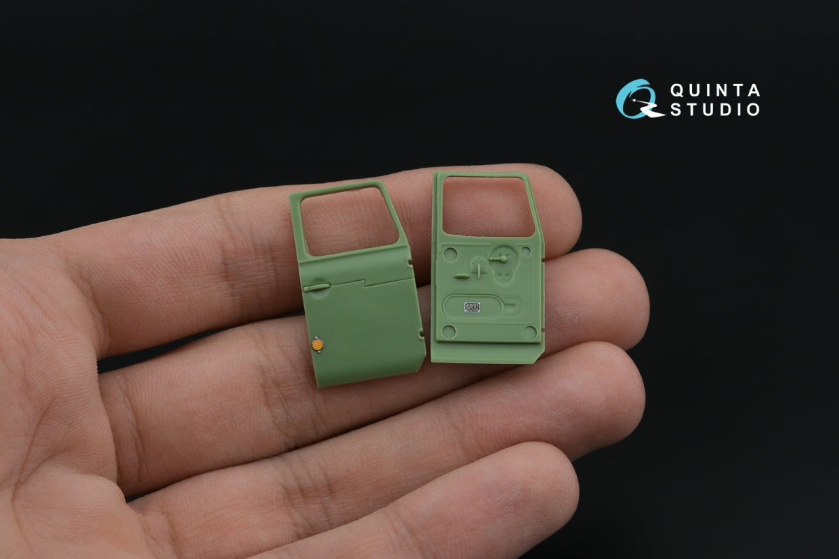 Quinta Studio QD+48568 URAL 4320 3D-Printed &amp;amp; colored Interior on decal paper (KittyHawk/Zimi model) (with 3D-printed resin parts) 1/48 – image 9