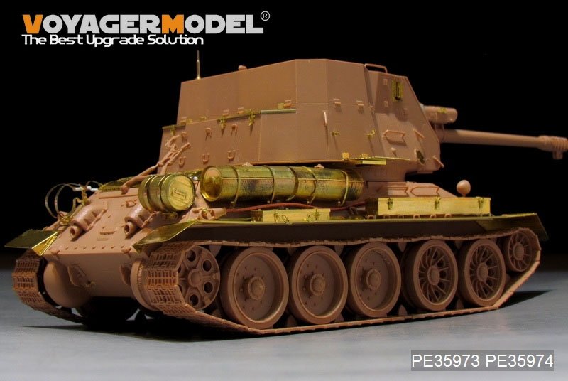 Voyager Model PE35973 Egyptain T-34/122 S.P.G Basic For RFM 5013 1/35 – immagine 19
