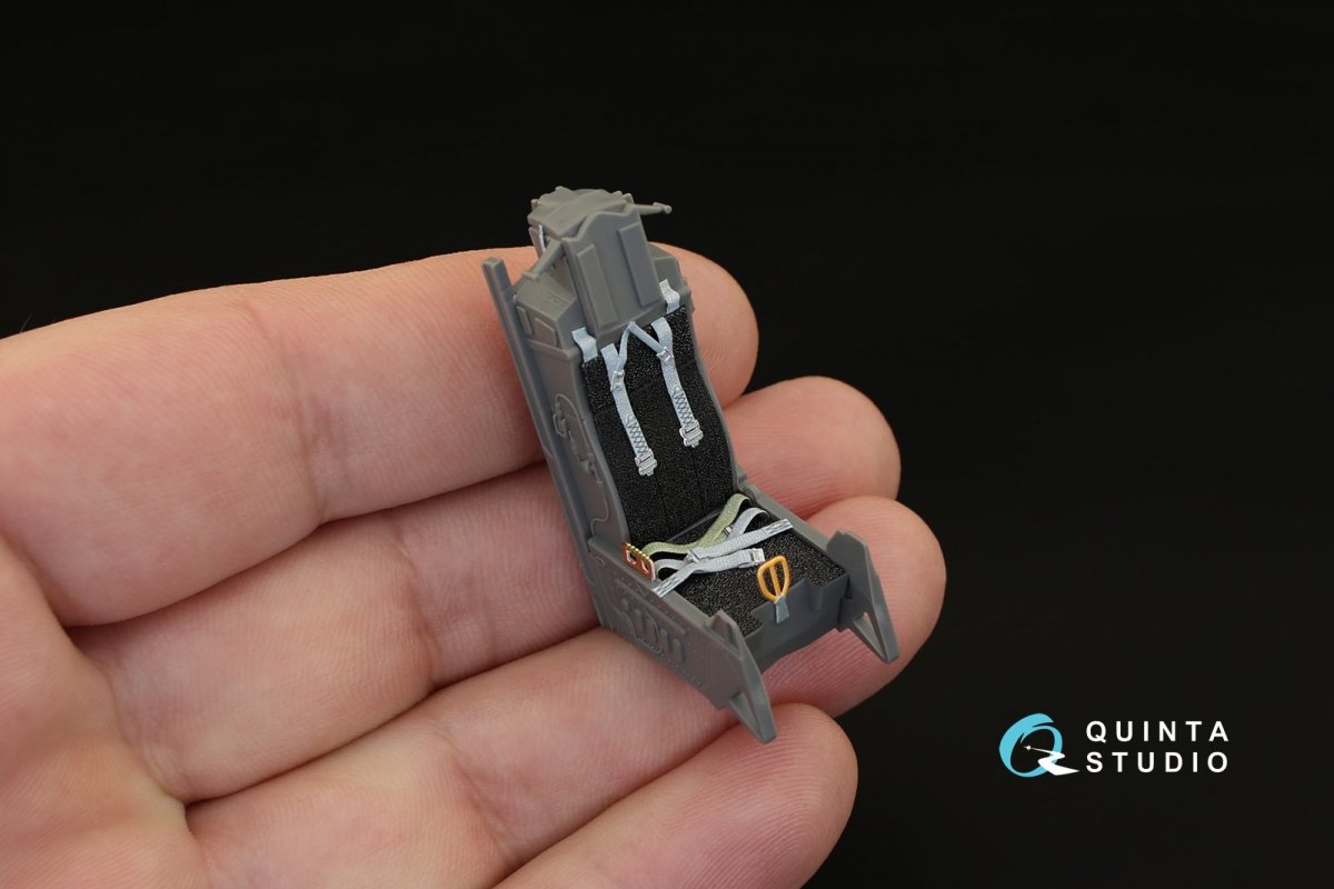 Quinta Studio QD32023 F-16D 3D-Printed &amp;amp; coloured Interior on decal paper (for Academy kit) 1/32 – imagen 4