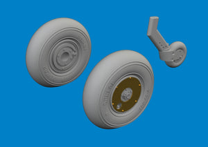 Eduard 672407 Spitfire Mk. V wheels Tamiya 1/72 – imagen 3