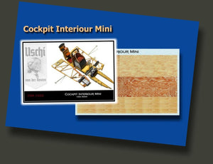 Uschi 1022 Wood Grain Decal Cockpit Interiour Mini – imagen 2