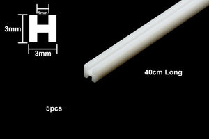 Tamiya 70201 dwuteownik plastikowy 3 mm przekrój - H - paczka