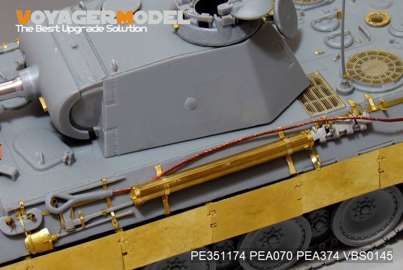 Voyager Model PE351174 WWII German Panther A early ver. Basic（For MENG TS-046）1/35 – immagine 6