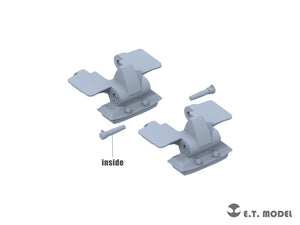E.T. Model P35-406 WWII German Sd.kfz.251/Sd.kfz.11 Track links &amp;amp; Sprockets Late 3d Printed 1/35 – immagine 6