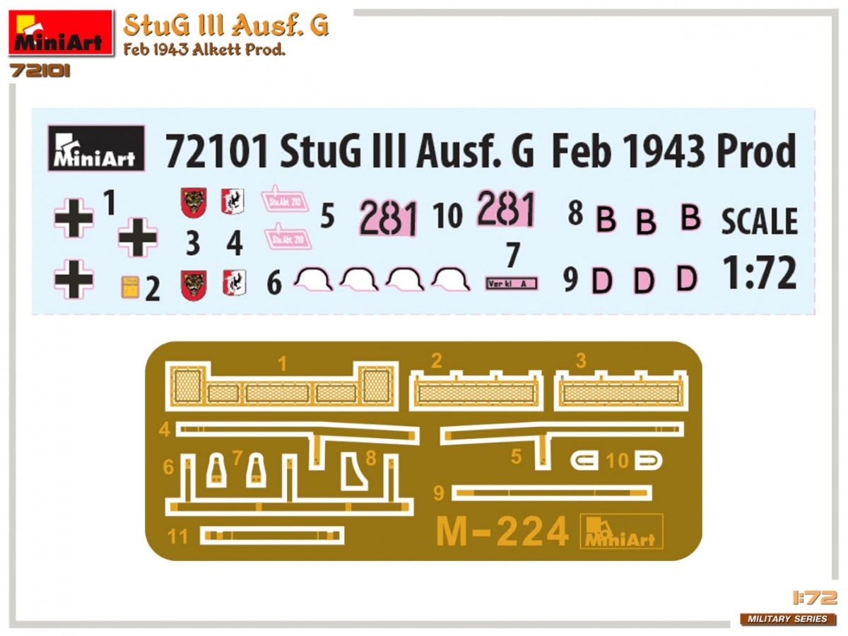 MiniArt 72101 StuG III Ausf. G février 1943 Prod. 1/72 – image 2