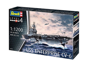 Revell 65824 USS Enterprise CV-6 Model Set 1/1200 – Bild 2