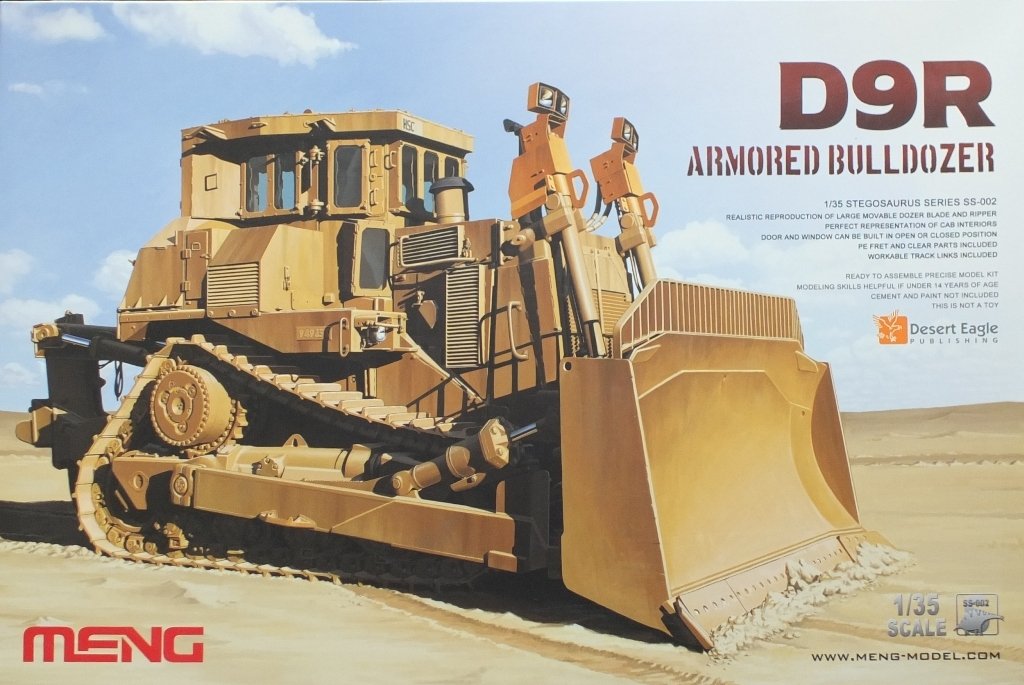 Meng Model SS-002 D9R Doobi Armored Bulldozer 1/35