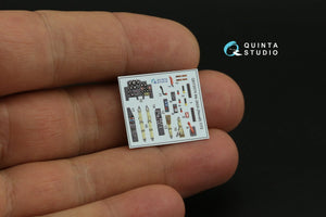 Quinta Studio QD72074 Me-262A 3D-Printed &amp;amp; coloured Interior on decal paper (Revell) 1/72 – imagen 6