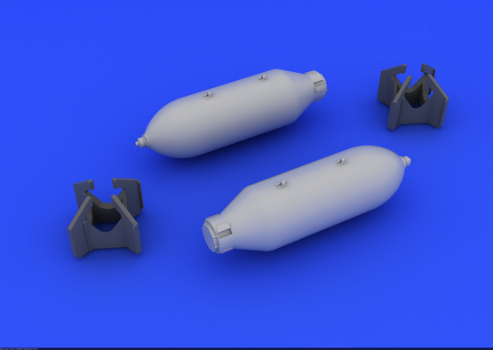 Eduard 648081 US 500lb bombs (2 pcs) 1/48 – imagen 2