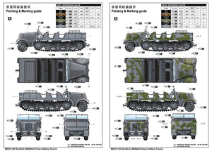 Trumpeter 09538 Sd.Kfz.8 (DB9)Half-Track Artillery Tractor 1/35 – immagine 4